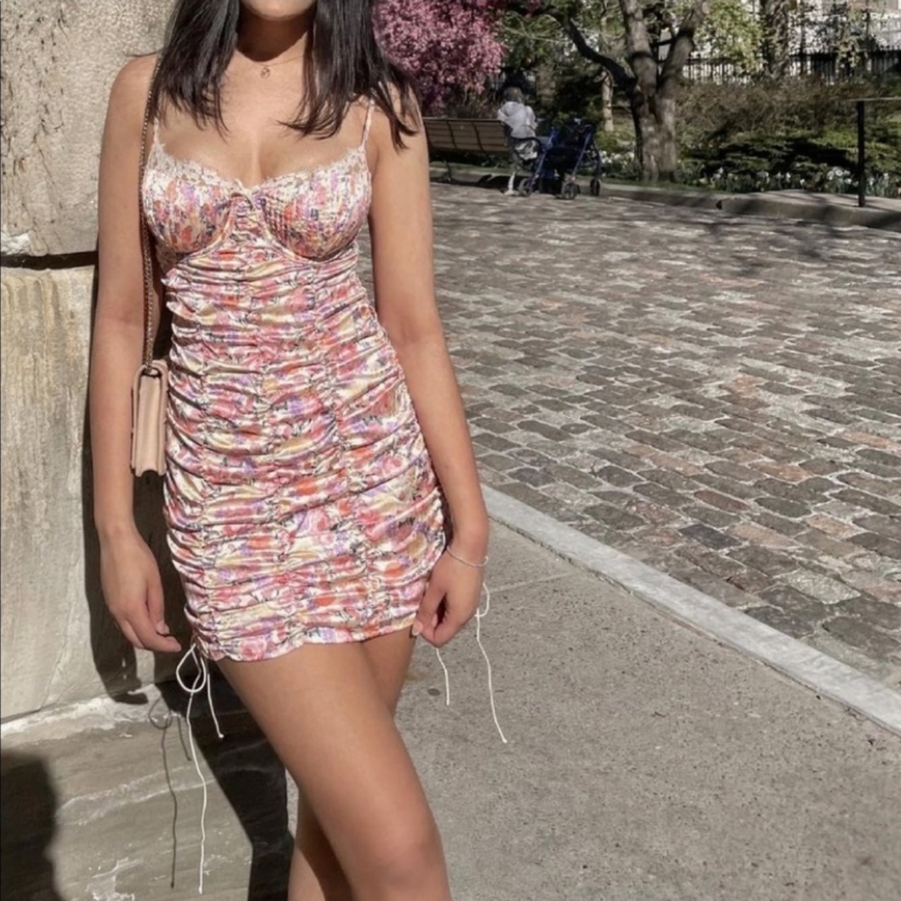 For Love and Lemons Gardenia Mini Dress